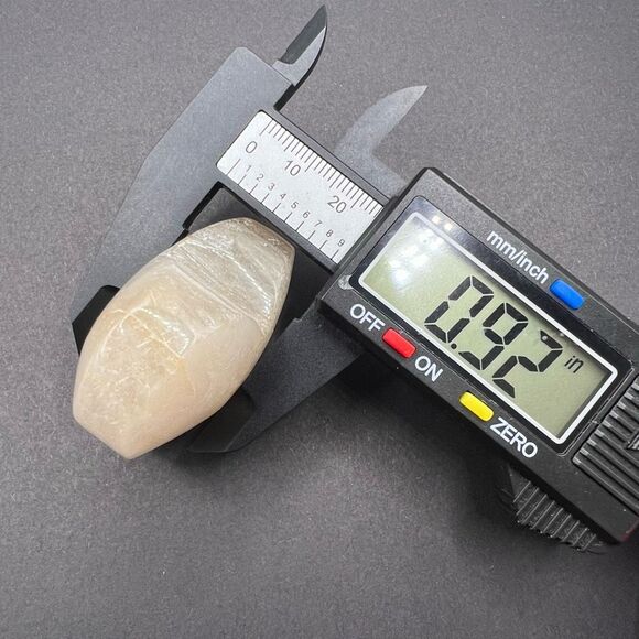 Golden Rutilated Clear Quartz Heart (#3)‎ - Picture 8 of 12